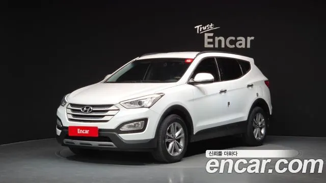 HYUNDAI SANTA FE 2015 — 171 783 км, белый, Корея — под ключ — фото 1