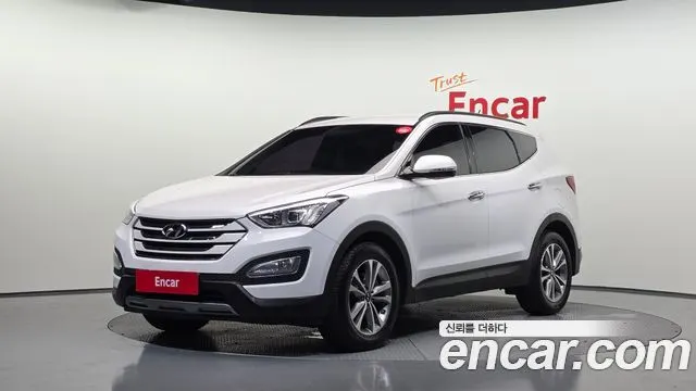 HYUNDAI SANTA FE 2015 — 96 028 км, белый, Корея — под ключ — фото 1