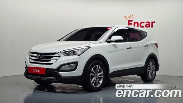 HYUNDAI SANTA FE 2015 — 160 481 км, белый, Корея — под ключ — фото 1
