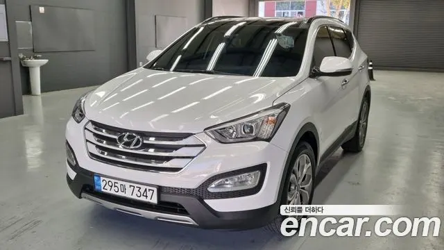 HYUNDAI SANTA FE 2015 — 134 143 км, белый, Корея — под ключ — фото 1
