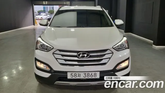 HYUNDAI SANTA FE 2015 — 135 714 км, белый, Корея — под ключ — фото 3