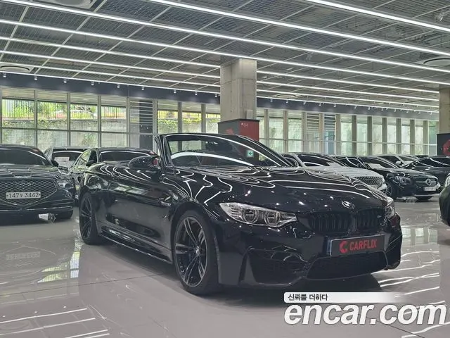 BMW M4 2017 — 83 039 км, чёрный, Корея — под ключ — фото 1