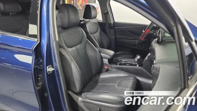 HYUNDAI SANTA FE 2019 — 142 754 км, синий, Корея — под ключ — фото 12