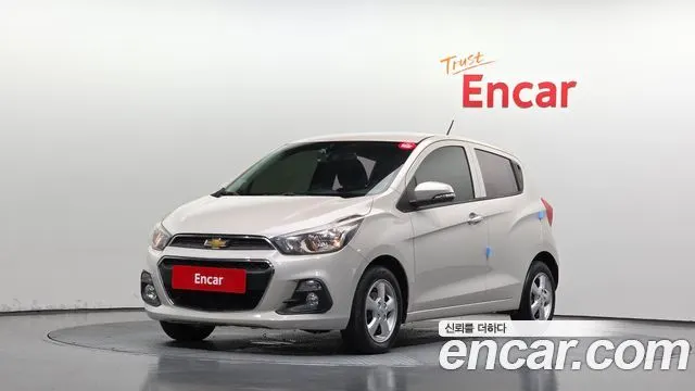 CHEVROLET SPARK 2018 — 48 613 км, белый-перламутр, Корея — под ключ — фото 1