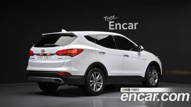 HYUNDAI SANTA FE 2015 — 108 899 км, белый, Корея — под ключ — фото 2