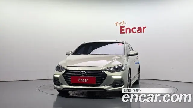 HYUNDAI AVANTE 2017 — 166 059 км, белый-перламутр, Корея — под ключ — фото 3
