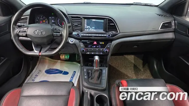 HYUNDAI AVANTE 2017 — 166 059 км, белый-перламутр, Корея — под ключ — фото 7