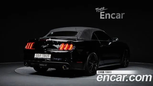 FORD MUSTANG 2016 — 107 911 км, чёрный, Корея — под ключ — фото 1