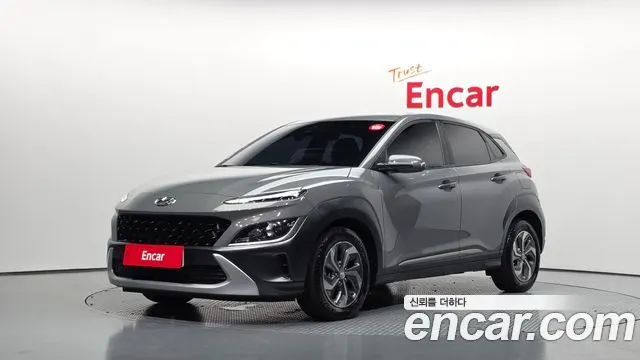 HYUNDAI KONA HYBRID 2022 — 132 194 км, серебристо-серый, Корея — под ключ — фото 1