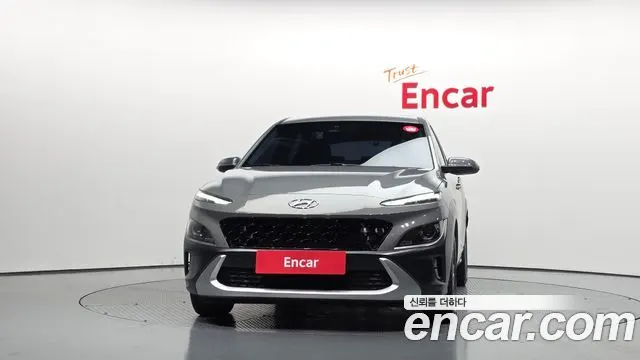 HYUNDAI KONA HYBRID 2022 — 132 194 км, серебристо-серый, Корея — под ключ — фото 3