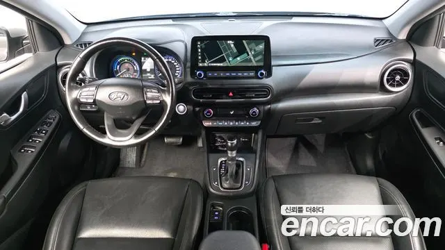 HYUNDAI KONA HYBRID 2022 — 132 194 км, серебристо-серый, Корея — под ключ — фото 7