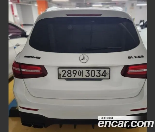 MERCEDES-BENZ GLC-CLASS X253 2018 — 104 100 км, белый, Корея — под ключ — фото 2