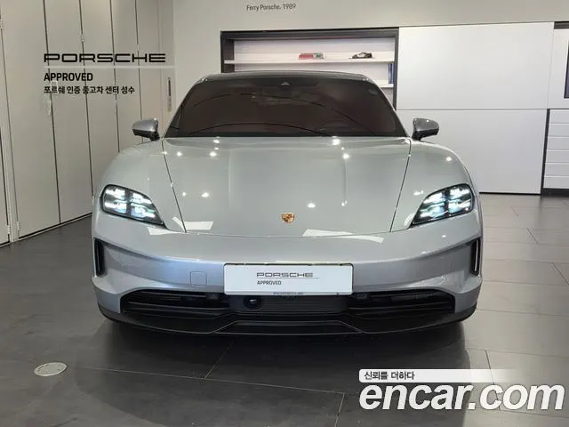 PORSCHE TAYCAN 2025 — 23 200 км, светло-серебристый, Корея — под ключ — фото 3