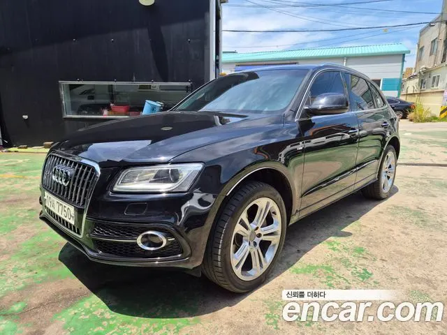 AUDI Q5 2015 — 139 647 км, чёрный, Корея — под ключ — фото 1