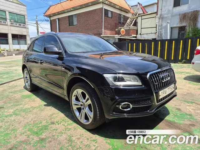 AUDI Q5 2015 — 139 647 км, чёрный, Корея — под ключ — фото 2