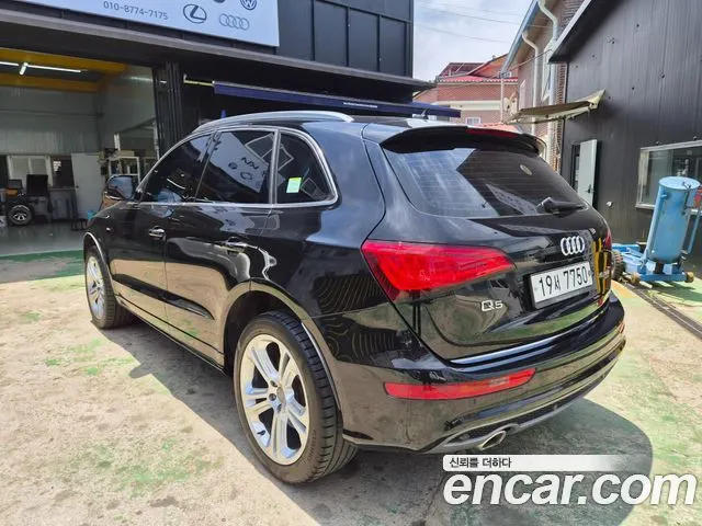 AUDI Q5 2015 — 139 647 км, чёрный, Корея — под ключ — фото 4