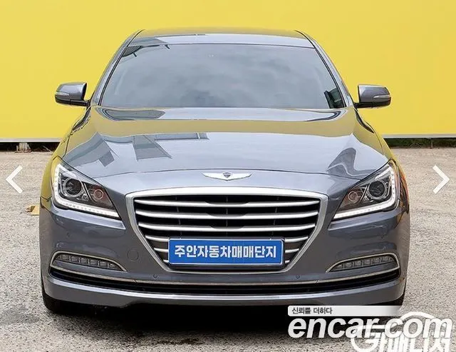 HYUNDAI GENESIS DH 2015 — 143 815 км, серебристо-серый, Корея — под ключ — фото 11