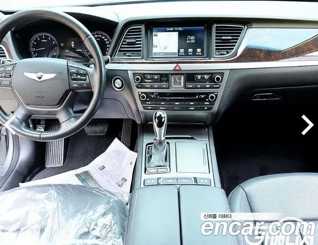 HYUNDAI GENESIS DH 2015 — 143 815 км, серебристо-серый, Корея — под ключ — фото 5