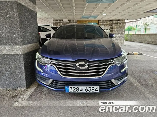 RENAULT KOREA SM6 2016 — 144 000 км, синий, Корея — под ключ — фото 3