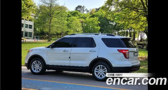 FORD EXPLORER 2014 — 100 822 км, белый, Корея — под ключ — фото 7