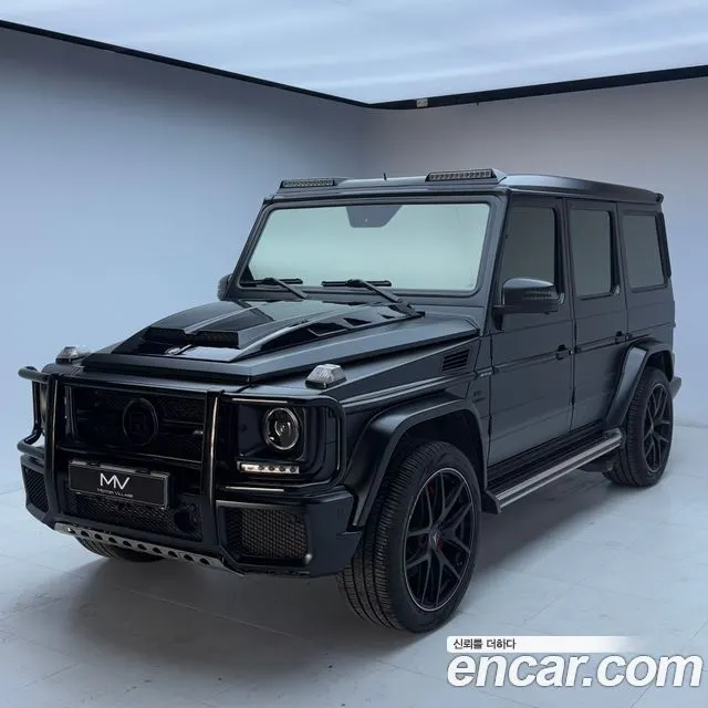 MERCEDES-BENZ G-CLASS W463 2016 — 43 000 км, чёрный, Корея — под ключ — фото 1