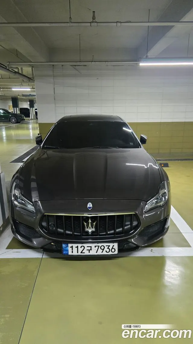 MASERATI QUATTROPORTE 2022 — 63 000 км, серебристо-серый, Корея — под ключ — фото 2