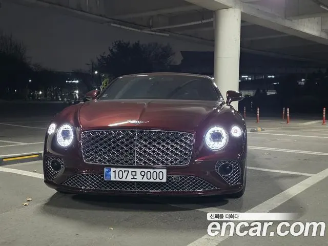 BENTLEY CONTINENTAL 2019 — 73 000 км, бордовый, Корея — под ключ — фото 3