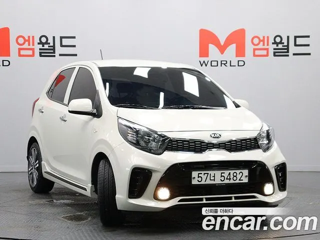 KIA MORNING 2018 — 63 500 км, белый-перламутр, Корея — под ключ — фото 2