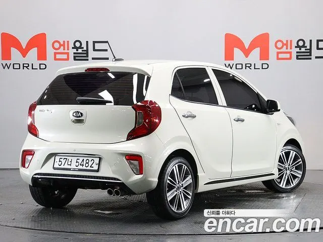 KIA MORNING 2018 — 63 500 км, белый-перламутр, Корея — под ключ — фото 3