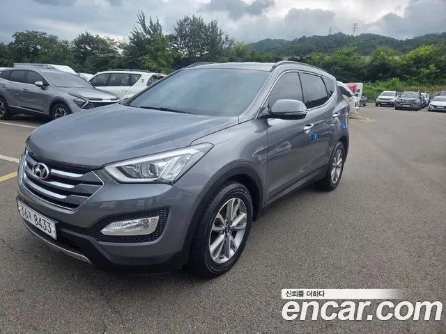 HYUNDAI SANTA FE 2015 — 114 000 км, серый, Корея — под ключ — фото 2