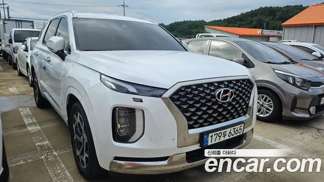 HYUNDAI PALISADE 2022 — 45 730 км, белый, Корея — под ключ — фото 1