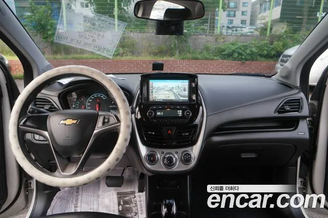CHEVROLET SPARK 2016 — 96 617 км, белый-перламутр, Корея — под ключ — фото 7