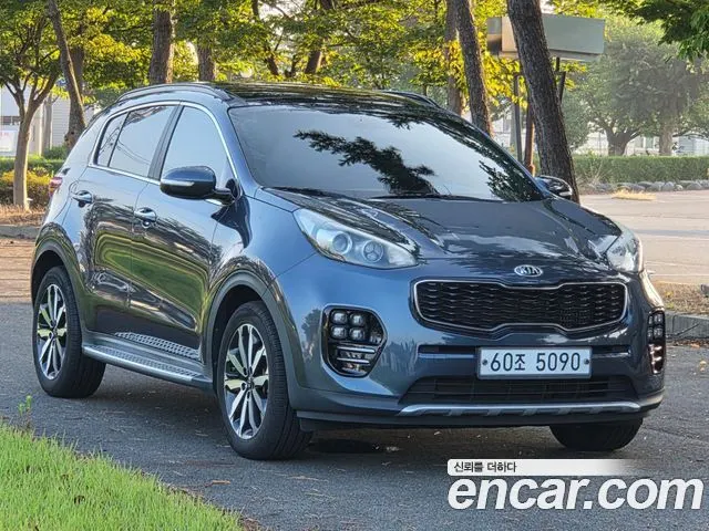 KIA SPORTAGE 2017 — 131 000 км, синий, Корея — под ключ — фото 11