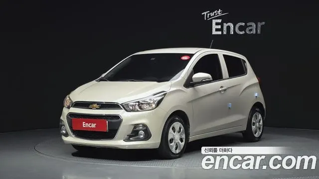 CHEVROLET SPARK 2016 — 16 803 км, белый-перламутр, Корея — под ключ — фото 1