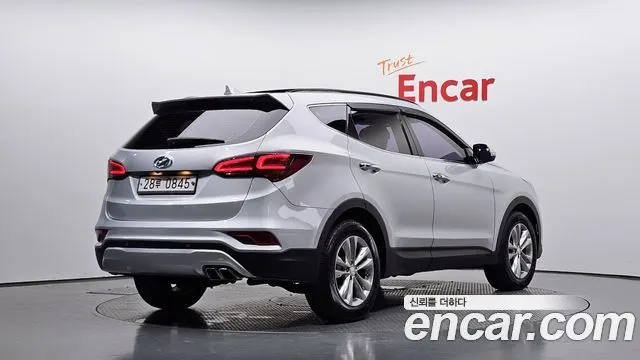 HYUNDAI SANTA FE 2016 — 145 970 км, серебристый, Корея — под ключ — фото 2