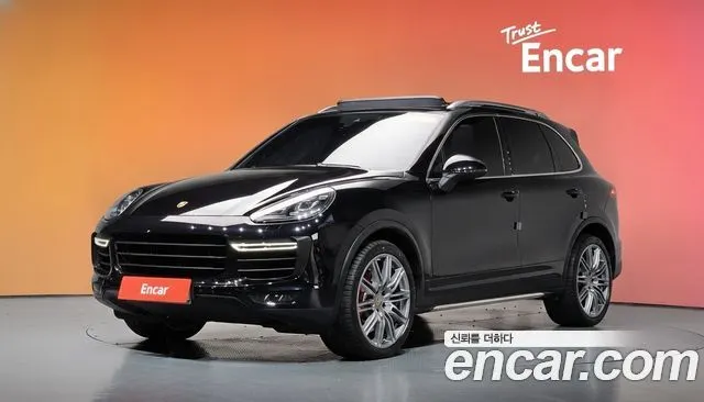 PORSCHE CAYENNE 2015 — 107 719 км, чёрный, Корея — под ключ — фото 2