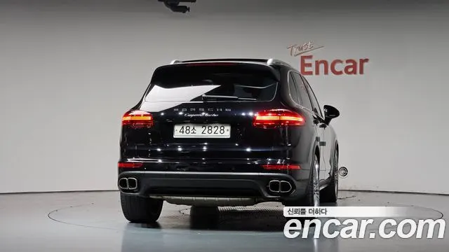 PORSCHE CAYENNE 2015 — 107 719 км, чёрный, Корея — под ключ — фото 4