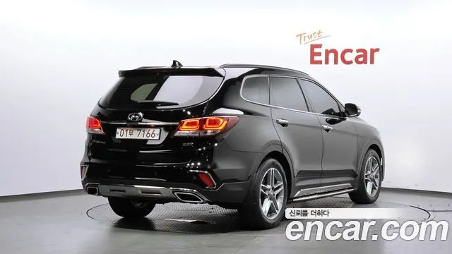 HYUNDAI MAXCRUZ 2017 — 170 360 км, чёрный, Корея — под ключ — фото 2