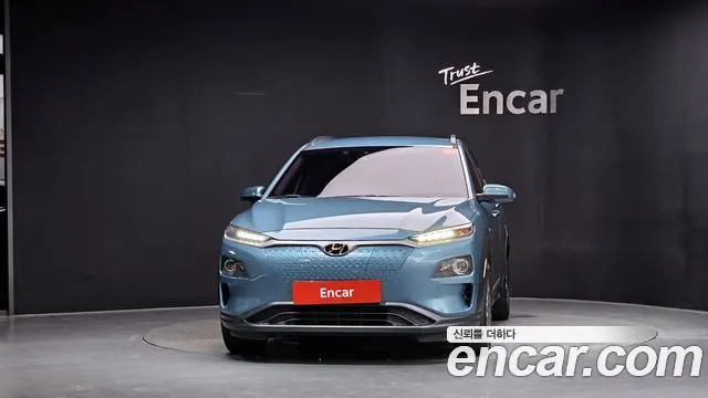 HYUNDAI KONA ELECTRIC 2019 — 164 095 км, синий, Корея — под ключ — фото 3