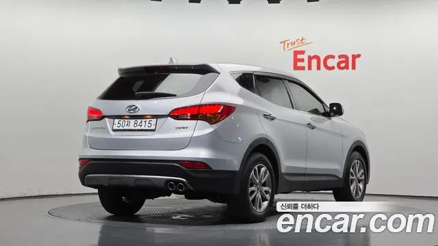 HYUNDAI SANTA FE 2014 — 204 413 км, серебристый, Корея — под ключ — фото 2