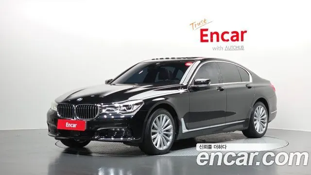 BMW 7 SERIES 2016 — 157 191 км, чёрный, Корея — под ключ — фото 1