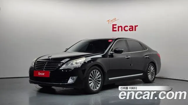 HYUNDAI EQUUS 2015 — 106 720 км, чёрный, Корея — под ключ — фото 1