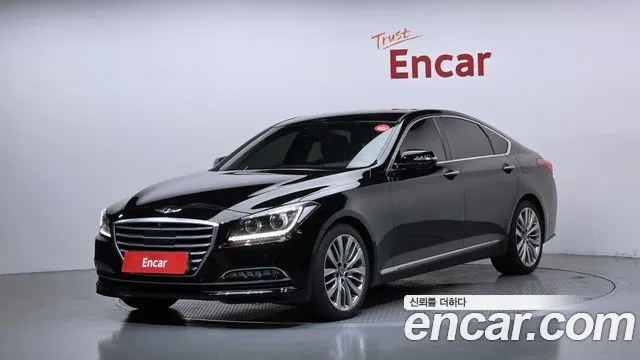 HYUNDAI GENESIS DH 2015 — 183 228 км, чёрный, Корея — под ключ — фото 1