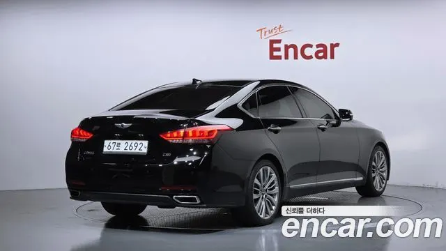 HYUNDAI GENESIS DH 2015 — 183 228 км, чёрный, Корея — под ключ — фото 2