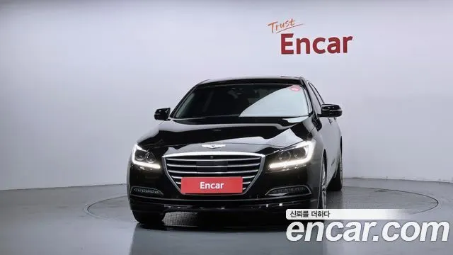 HYUNDAI GENESIS DH 2015 — 183 228 км, чёрный, Корея — под ключ — фото 3