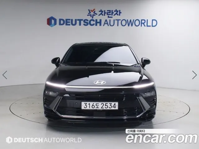 HYUNDAI SONATA 2024 — 104 576 км, чёрный, Корея — под ключ — фото 3