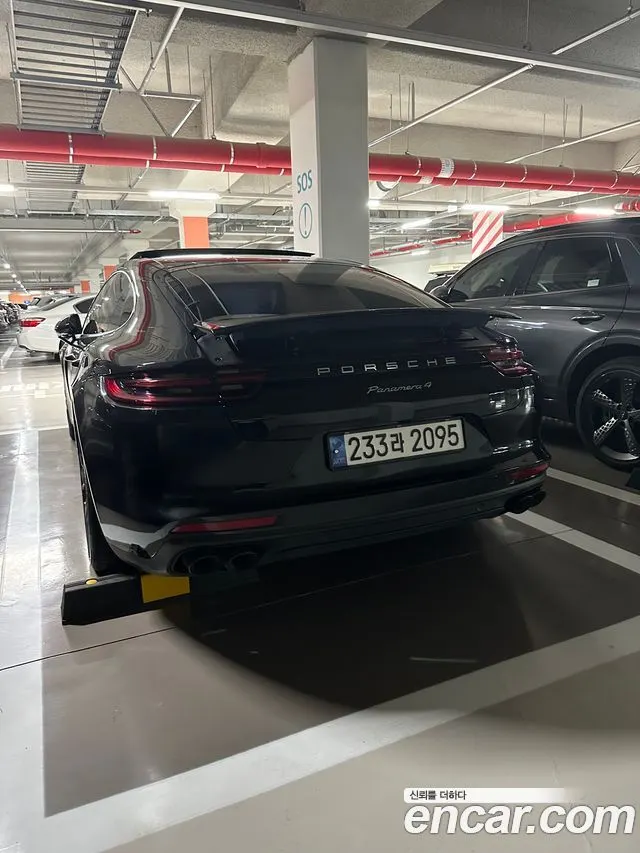 PORSCHE PANAMERA 2018 — 86 000 км, чёрный, Корея — под ключ — фото 2