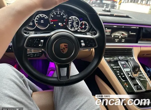 PORSCHE PANAMERA 2018 — 86 000 км, чёрный, Корея — под ключ — фото 9