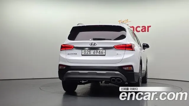 HYUNDAI SANTA FE 2019 — 102 727 км, белый, Корея — под ключ — фото 4