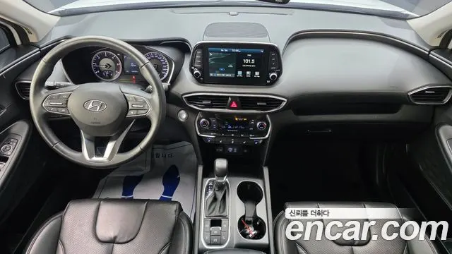 HYUNDAI SANTA FE 2019 — 102 727 км, белый, Корея — под ключ — фото 7